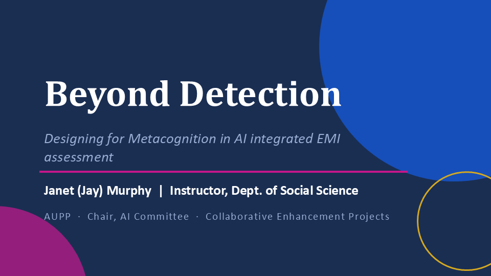 OIDI QAA Online Conference - Beyond detection video cover