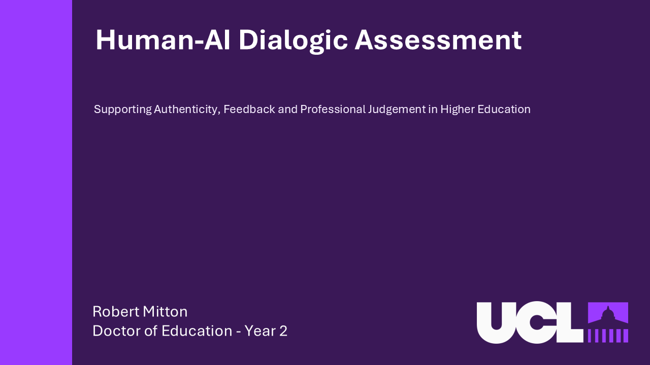 OIDI QAA Online Conference - Human-AI Dialogic video cover